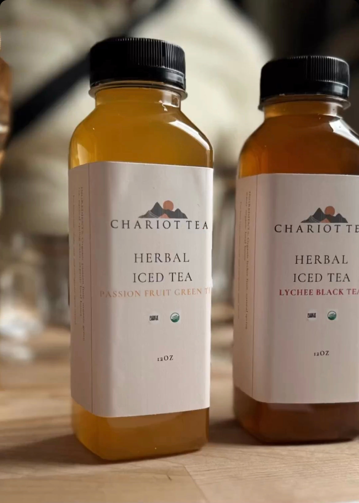 “Made to Order” Organic Fruit Iced Tea (2 - 16oz bottles)