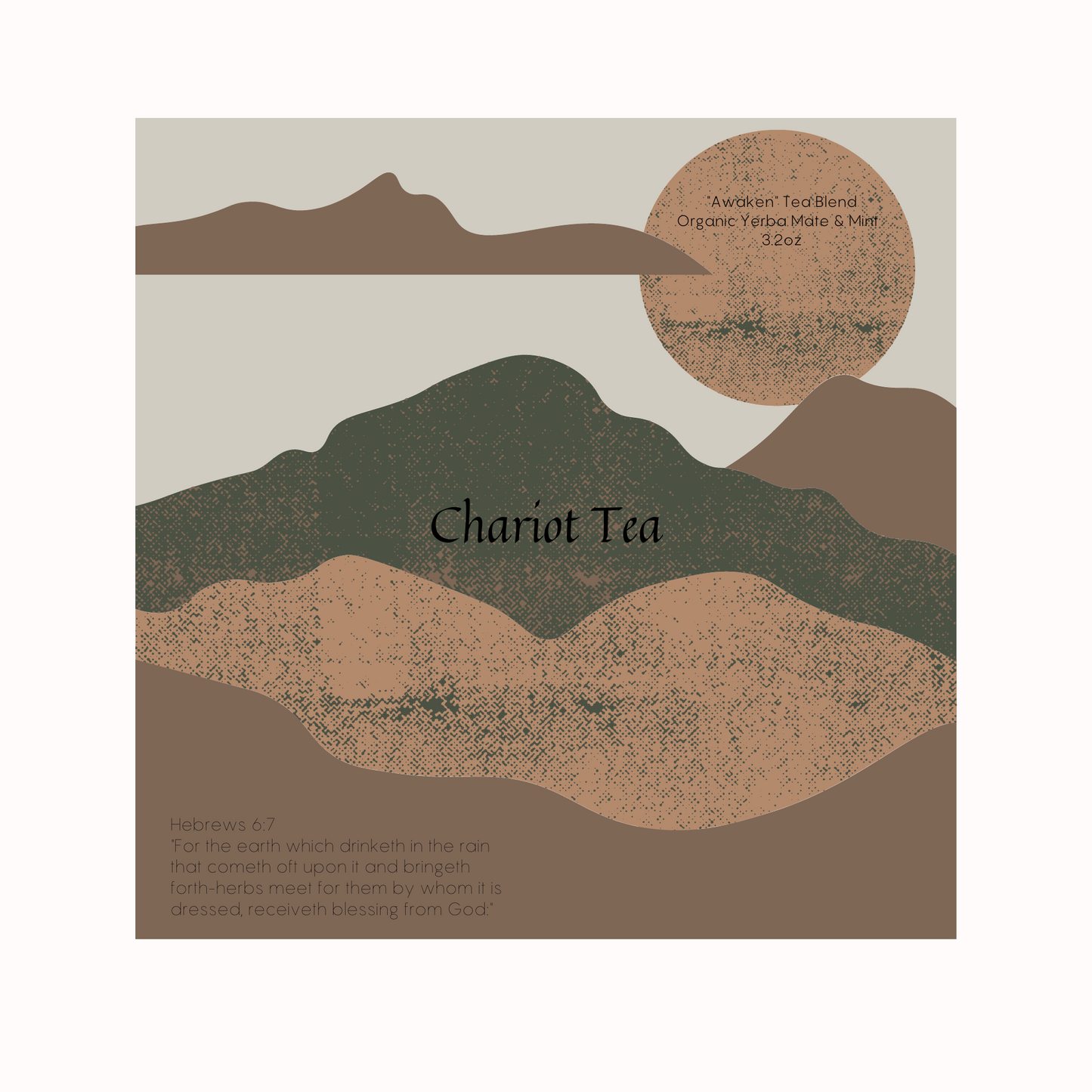 "Awaken" Organic Yerba Mate X Mint Herbal Tea(contains caffeine)